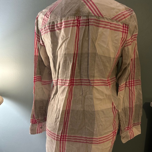 Stylus XL plaid pink Shirt Women’s - Picture 6 of 8